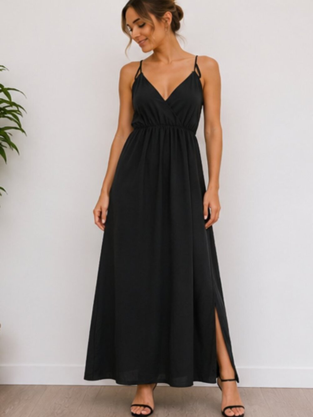 H&M dress black 4